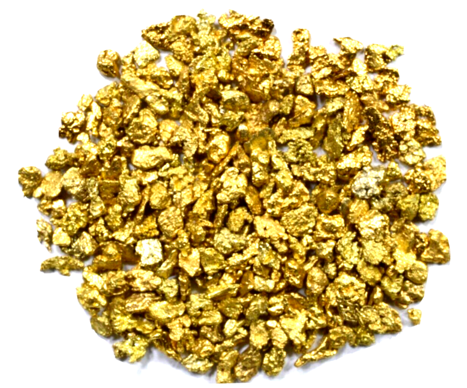 0.500 GRAMS ALASKAN YUKON BC NATURAL PURE GOLD NUGGETS #10 MESH ...