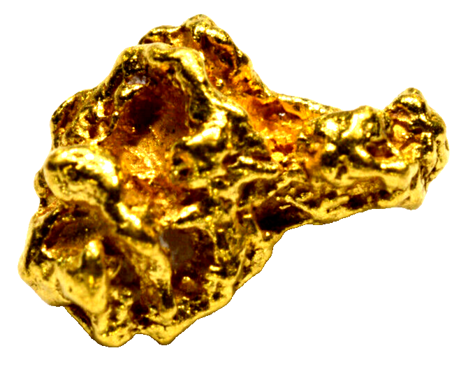 1.349 GRAMS AUSTRALIAN NATURAL PURE GOLD NUGGET GENUINE 94-98% PURE (#AU913)