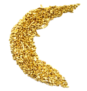 1.000 GRAMS ALASKAN YUKON BC NATURAL PURE GOLD NUGGETS #14 MESH - LIQUID BULLION 