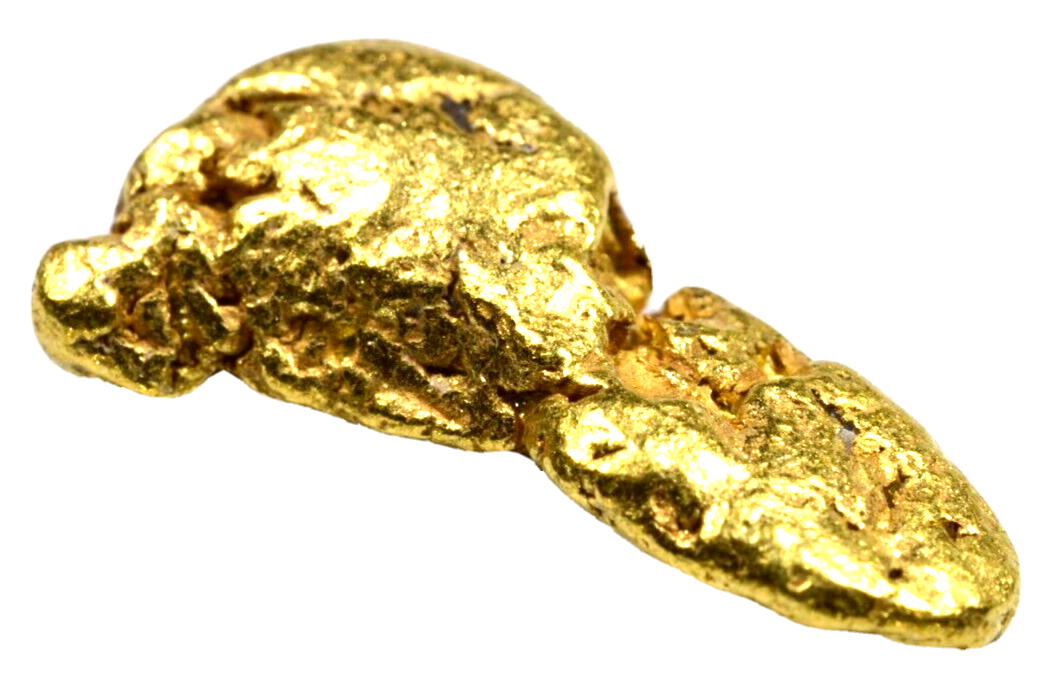 2.376 GRAMS ALASKAN YUKON BC NATURAL PURE GOLD NUGGET GENUINE (#AK410)