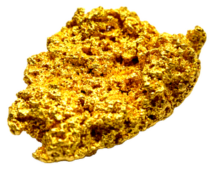 2.412 GRAMS AUSTRALIAN NATURAL PURE GOLD NUGGET GENUINE 94-98% PURE (#AU918)