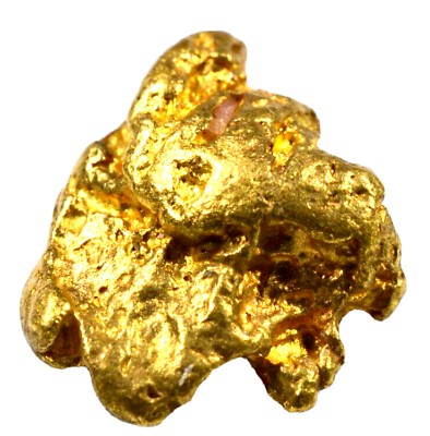 3.028 GRAMS AUSTRALIAN NATURAL PURE GOLD NUGGET GENUINE 94-98% PURE (#AU211)