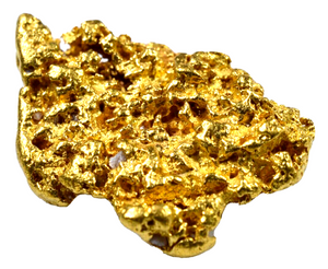 3.089 GRAMS AUSTRALIAN NATURAL PURE GOLD NUGGET GENUINE 94-98% PURE (#AU207)