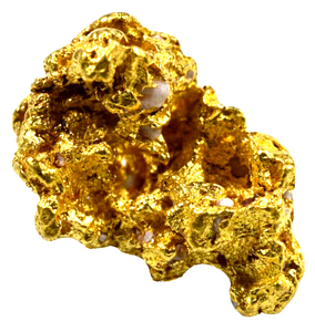 3.090 GRAMS AUSTRALIAN NATURAL PURE GOLD NUGGET GENUINE 94-98% PURE (#AU209)