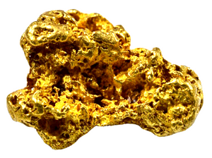 3.653 GRAMS AUSTRALIAN NATURAL PURE GOLD NUGGET GENUINE 94-98% PURE (#AU208)