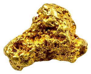 3.653 GRAMS AUSTRALIAN NATURAL PURE GOLD NUGGET GENUINE 94-98% PURE (#AU208)