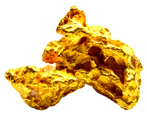 4.135 GRAMS AUSTRALIAN NATURAL PURE GOLD NUGGET GENUINE 94-98% PURE (#AU502)