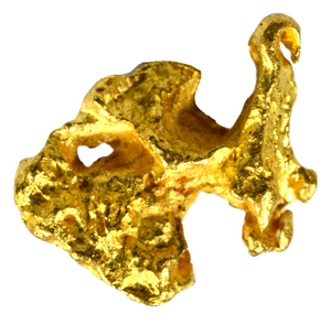4.316 GRAMS AUSTRALIAN NATURAL PURE GOLD NUGGET GENUINE 94-98% PURE (#AU203)