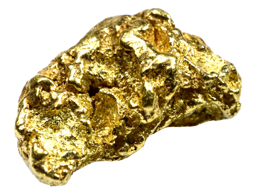 4.539 GRAMS ALASKAN YUKON BC NATURAL PURE GOLD NUGGET GENUINE (#AK401)