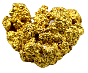 5.185 GRAMS AUSTRALIAN NATURAL PURE GOLD NUGGET GENUINE 94-98% PURE (#AU204)