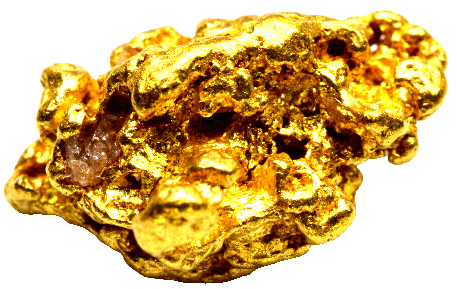 5.760 GRAMS AUSTRALIAN NATURAL PURE GOLD NUGGET GENUINE 94-98% PURE (#AU503)