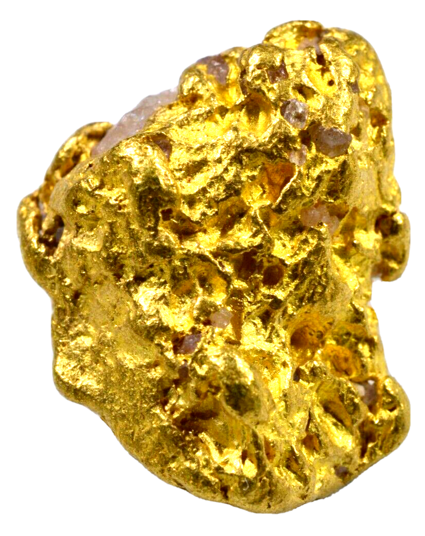 6.337 GRAMS AUSTRALIAN NATURAL PURE GOLD NUGGET GENUINE 94-98% PURE (#AU201)