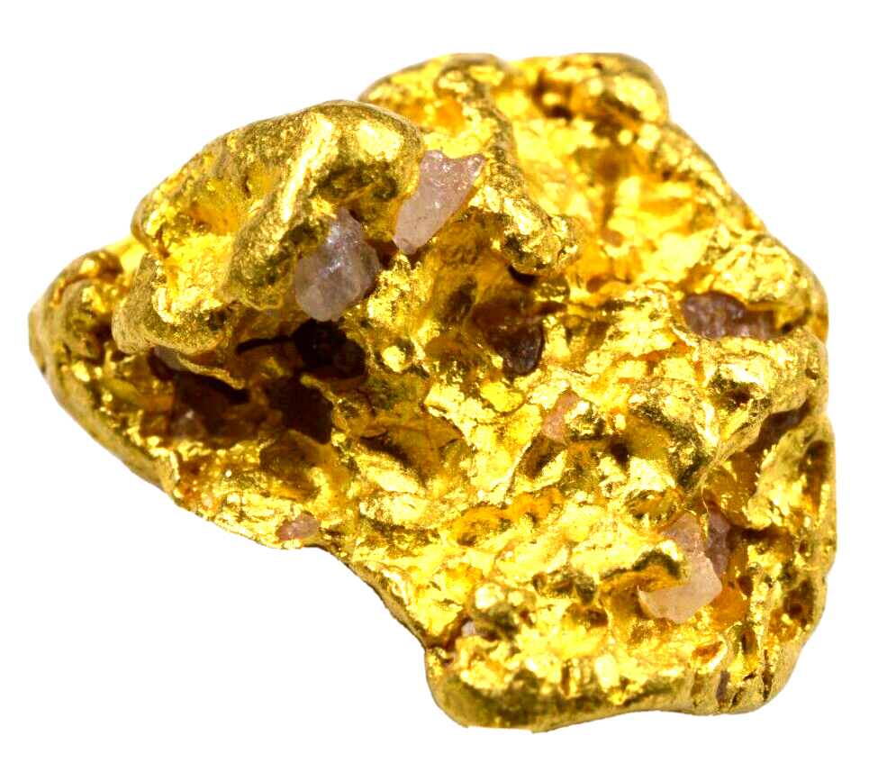 6.337 GRAMS AUSTRALIAN NATURAL PURE GOLD NUGGET GENUINE 94-98% PURE (#AU201)