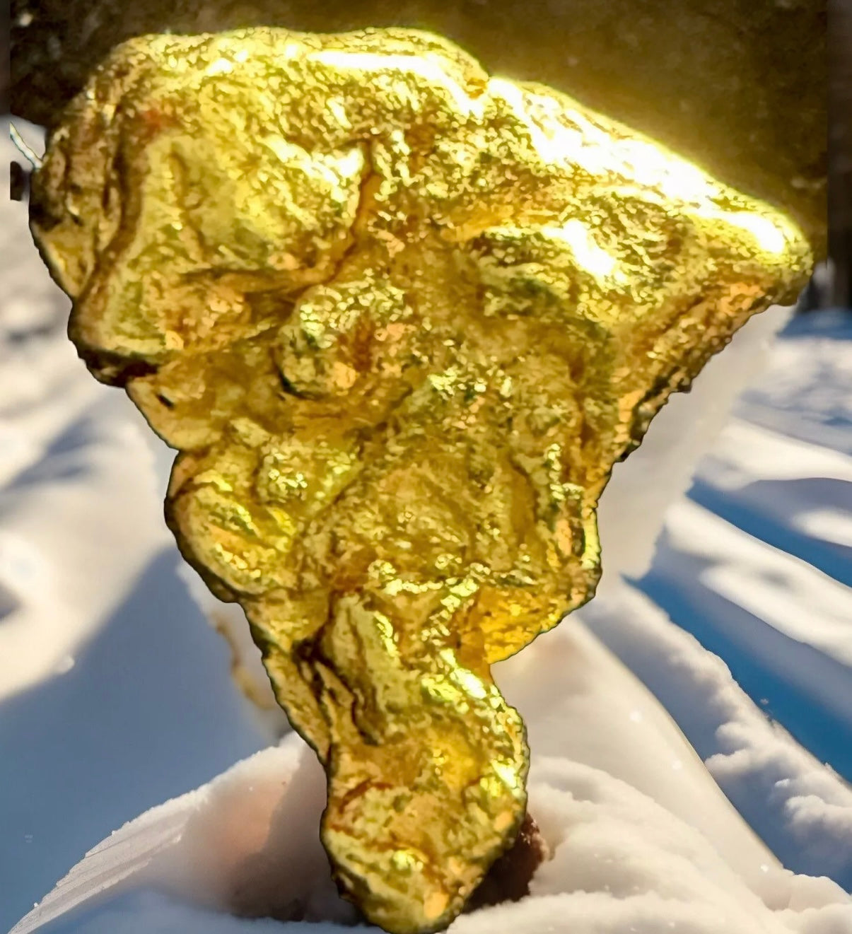 1.986 GRAMS ALASKAN YUKON BC NATURAL PURE GOLD NUGGET GENUINE #AK308