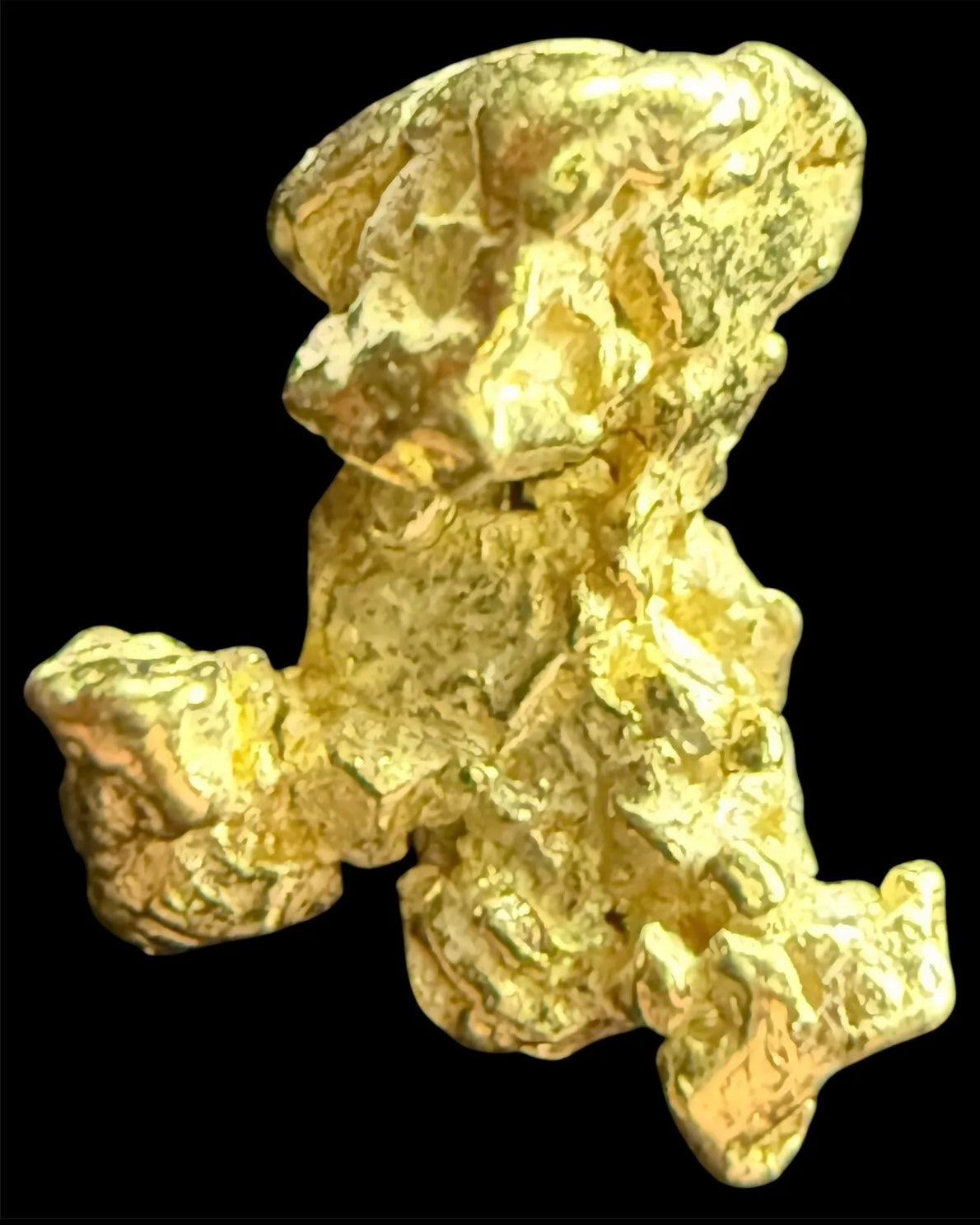 1.398 GRAMS ALASKAN YUKON BC NATURAL PURE GOLD NUGGET GENUINE #AK426