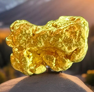 4.723 GRAMS ALASKAN YUKON BC NATURAL PURE GOLD NUGGET GENUINE (#AK100