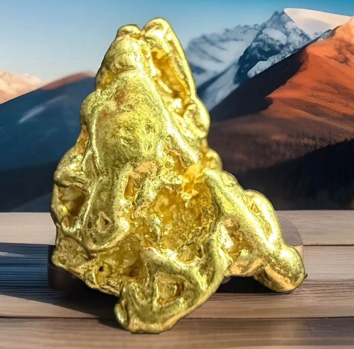 4.463 GRAMS ALASKAN YUKON BC NATURAL PURE GOLD NUGGET GENUINE #AK13