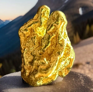 1.734 GRAMS ALASKAN YUKON BC NATURAL PURE GOLD NUGGET GENUINE (#AK511)