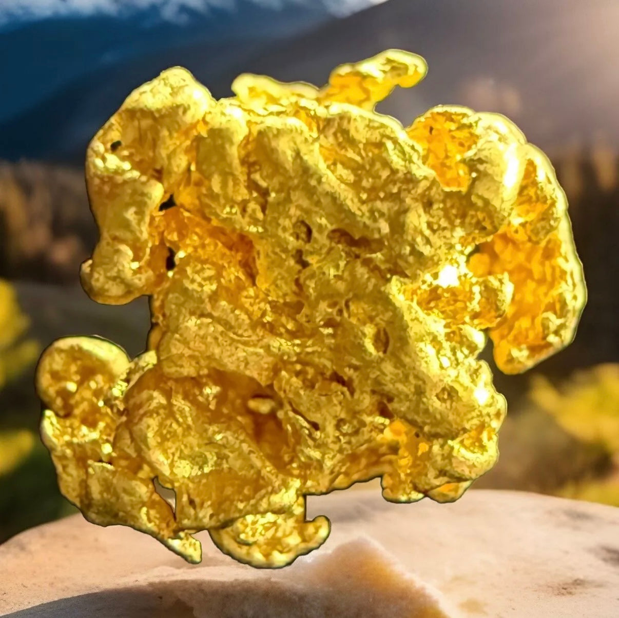 1.440 GRAMS AUSTRALIAN NATURAL PURE GOLD NUGGET GENUINE HIGH PURITY #AUSSIE405