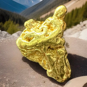 4.463 GRAMS ALASKAN YUKON BC NATURAL PURE GOLD NUGGET GENUINE #AK13