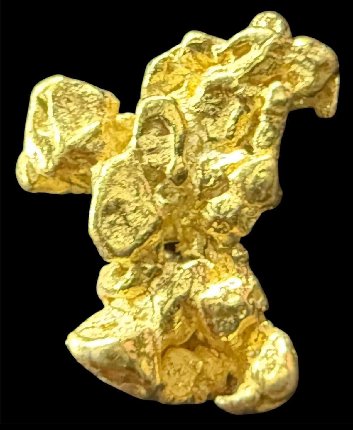 1.398 GRAMS ALASKAN YUKON BC NATURAL PURE GOLD NUGGET GENUINE #AK426