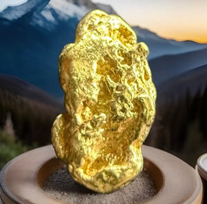 1.302 GRAMS ALASKAN YUKON BC NATURAL PURE GOLD NUGGET GENUINE #AK5