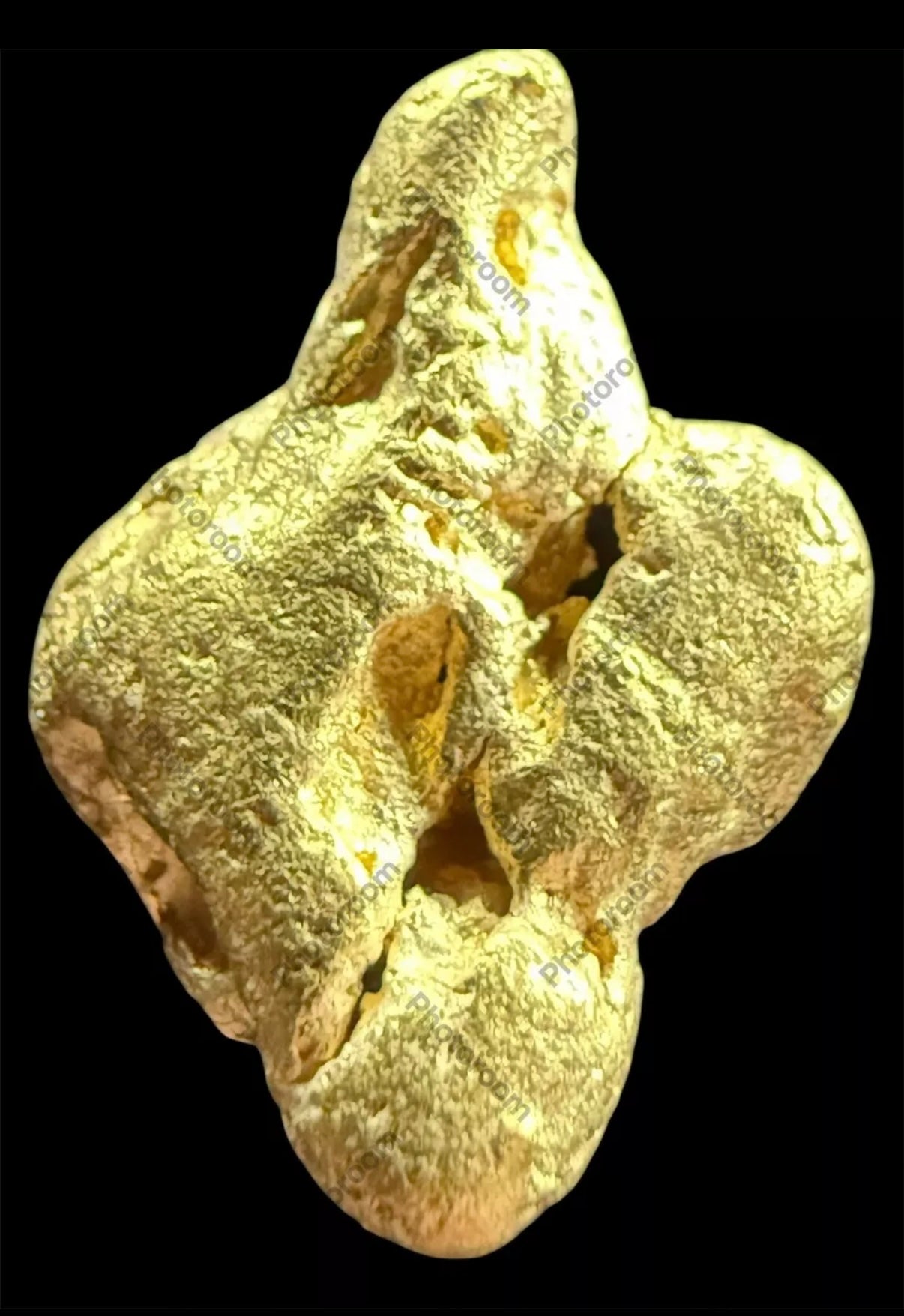 9.537 GRAMS AUSTRALIAN NATURAL PURE GOLD NUGGET GENUINE 94-98% PURE #AUSSIE216