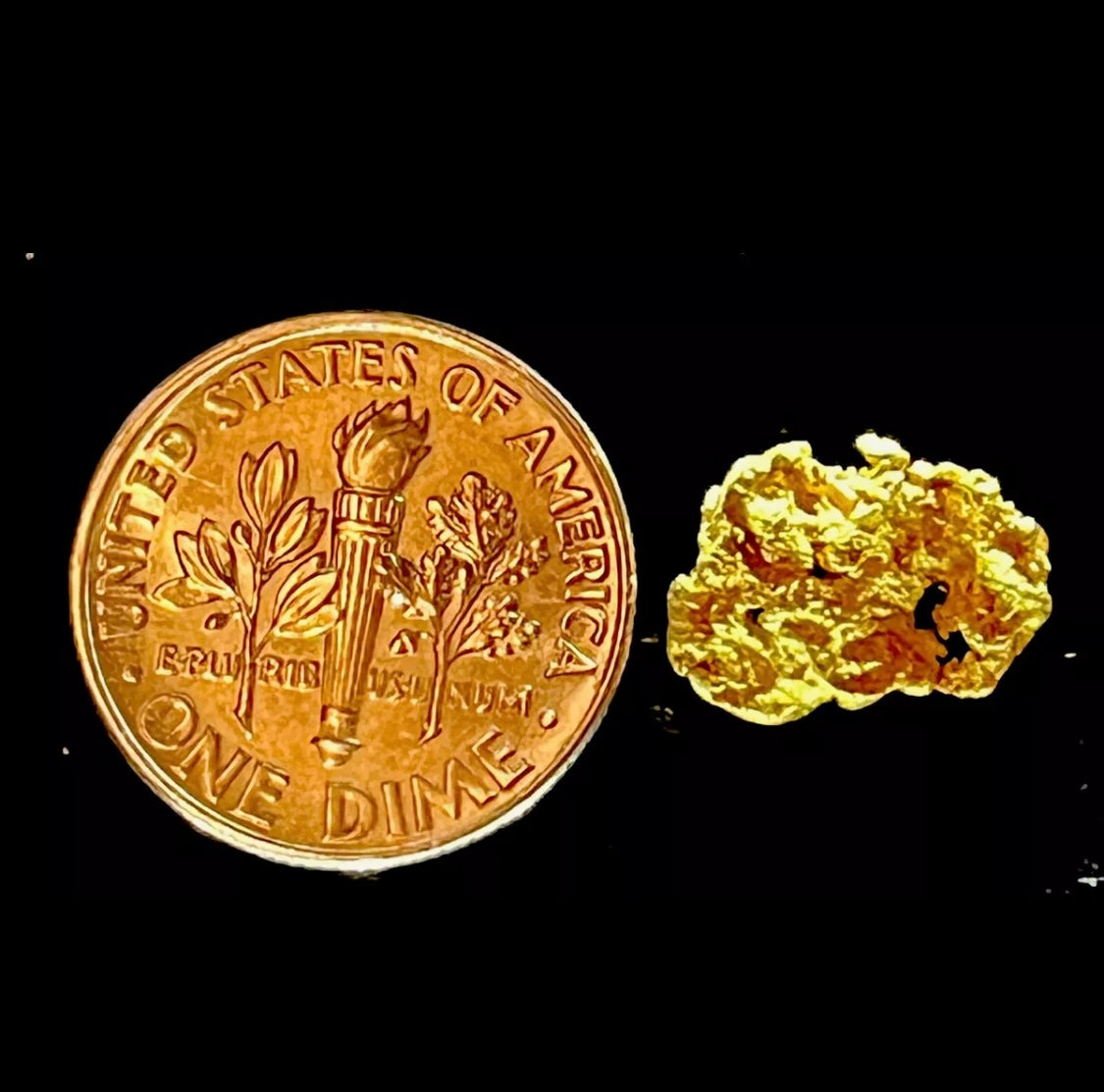 1.792 GRAMS AUSTRALIAN NATURAL PURE GOLD NUGGET GENUINE HIGH PURITY #AUSSIE410