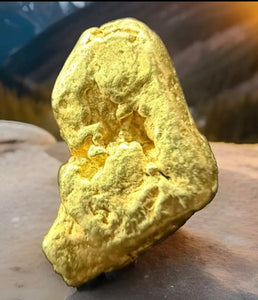 3.555 GRAMS ALASKAN YUKON BC NATURAL PURE GOLD NUGGET GENUINE (#AK101