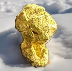 1.418 GRAMS ALASKAN YUKON BC NATURAL PURE GOLD NUGGET GENUINE #AK3