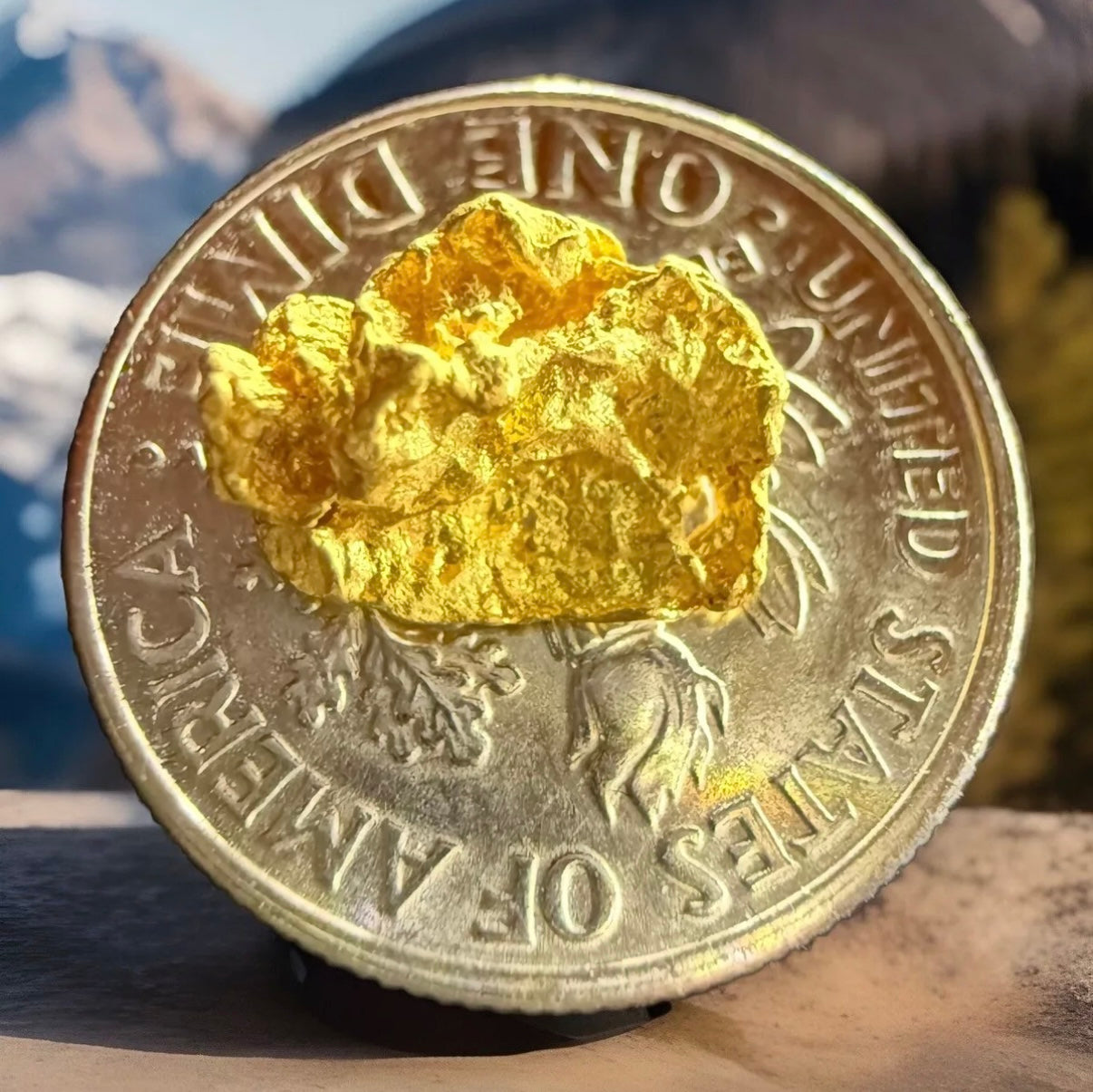 1.350 GRAMS AUSTRALIAN NATURAL PURE GOLD NUGGET GENUINE HIGH PURITY #AUSSIE412