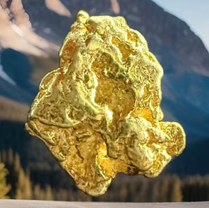 3.216 GRAMS ALASKAN YUKON BC NATURAL PURE GOLD NUGGET GENUINE #AK12