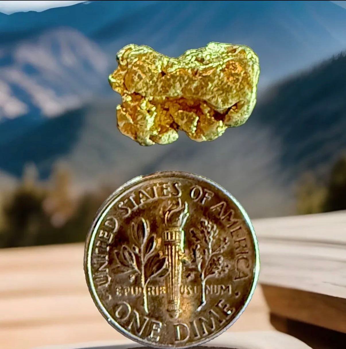 4.723 GRAMS ALASKAN YUKON BC NATURAL PURE GOLD NUGGET GENUINE (#AK100