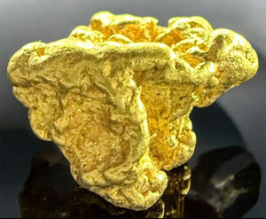 2.545 GRAMS ALASKAN YUKON BC NATURAL PURE GOLD NUGGET GENUINE (#AK901)