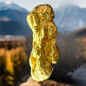 1.729 GRAMS ALASKAN YUKON BC NATURAL PURE GOLD NUGGET GENUINE #AK4