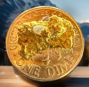 1.599 GRAMS AUSTRALIAN NATURAL GOLD NUGGET GENUINE 94-98% PURE #AUSSIE923