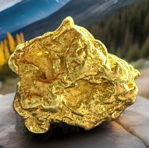 3.216 GRAMS ALASKAN YUKON BC NATURAL PURE GOLD NUGGET GENUINE #AK12