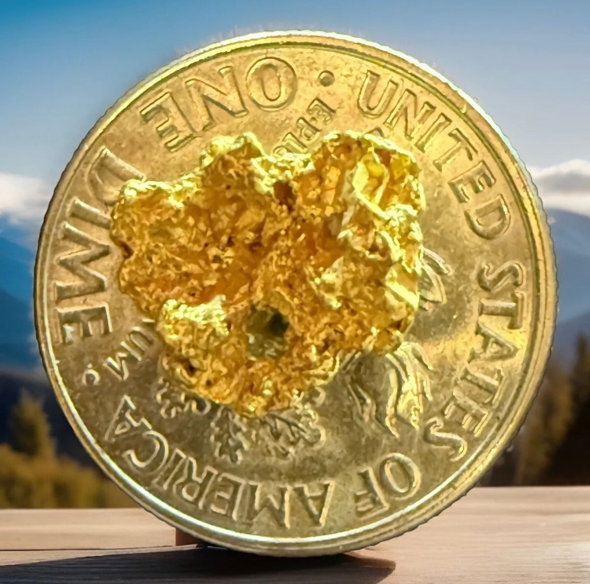 1.345 GRAMS AUSTRALIAN NATURAL GOLD NUGGET GENUINE 94-98% PURE #AUSSIE916