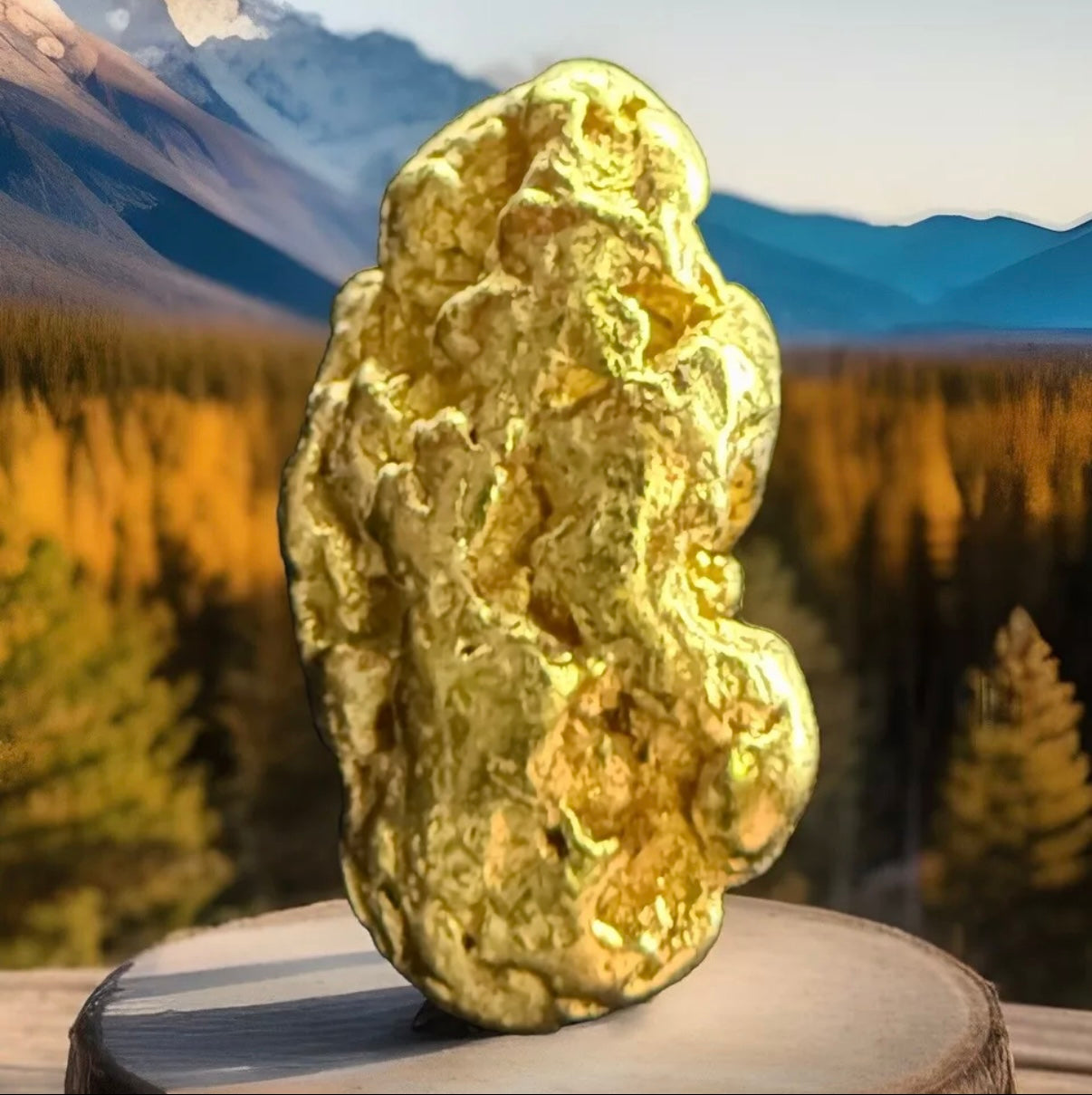 1.302 GRAMS ALASKAN YUKON BC NATURAL PURE GOLD NUGGET GENUINE #AK5