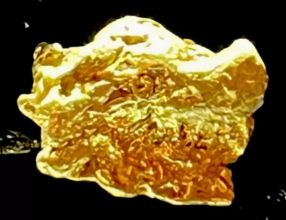 1.140 GRAMS AUSTRALIAN NATURAL PURE GOLD NUGGET GENUINE HIGH PURITY #AUSSIE414