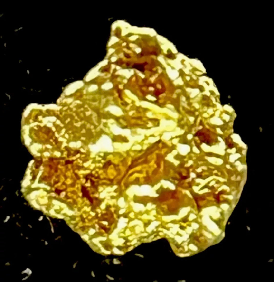 1.142 GRAMS AUSTRALIAN NATURAL GOLD NUGGET GENUINE 94-98% PURE #AUSSIE924