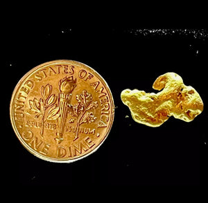 1.757 GRAMS AUSTRALIAN NATURAL PURE GOLD NUGGET GENUINE HIGH PURITY #AUSSIE411