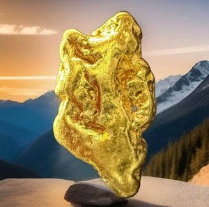 3.826 GRAMS ALASKAN YUKON BC NATURAL PURE GOLD NUGGET GENUINE #AK11