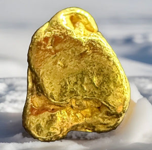 1.892 GRAMS ALASKAN YUKON BC NATURAL PURE GOLD NUGGET GENUINE #AK10