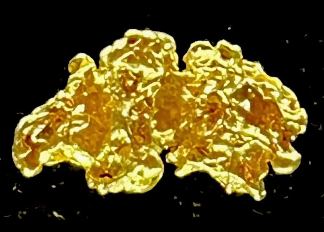 1.132 GRAMS AUSTRALIAN NATURAL GOLD NUGGET GENUINE 94-98% PURE #AUSSIE921