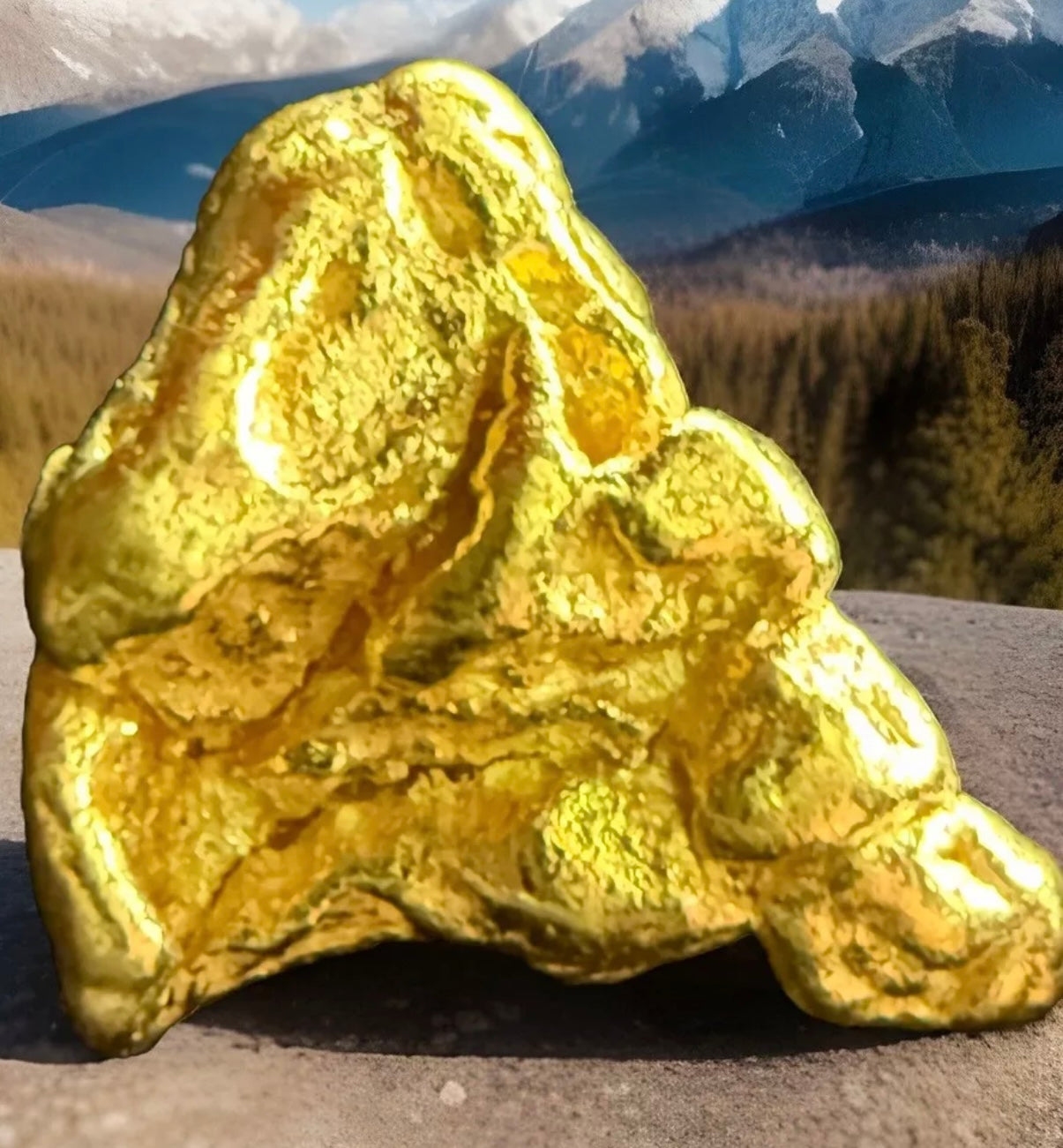 1.986 GRAMS ALASKAN YUKON BC NATURAL PURE GOLD NUGGET GENUINE #AK308