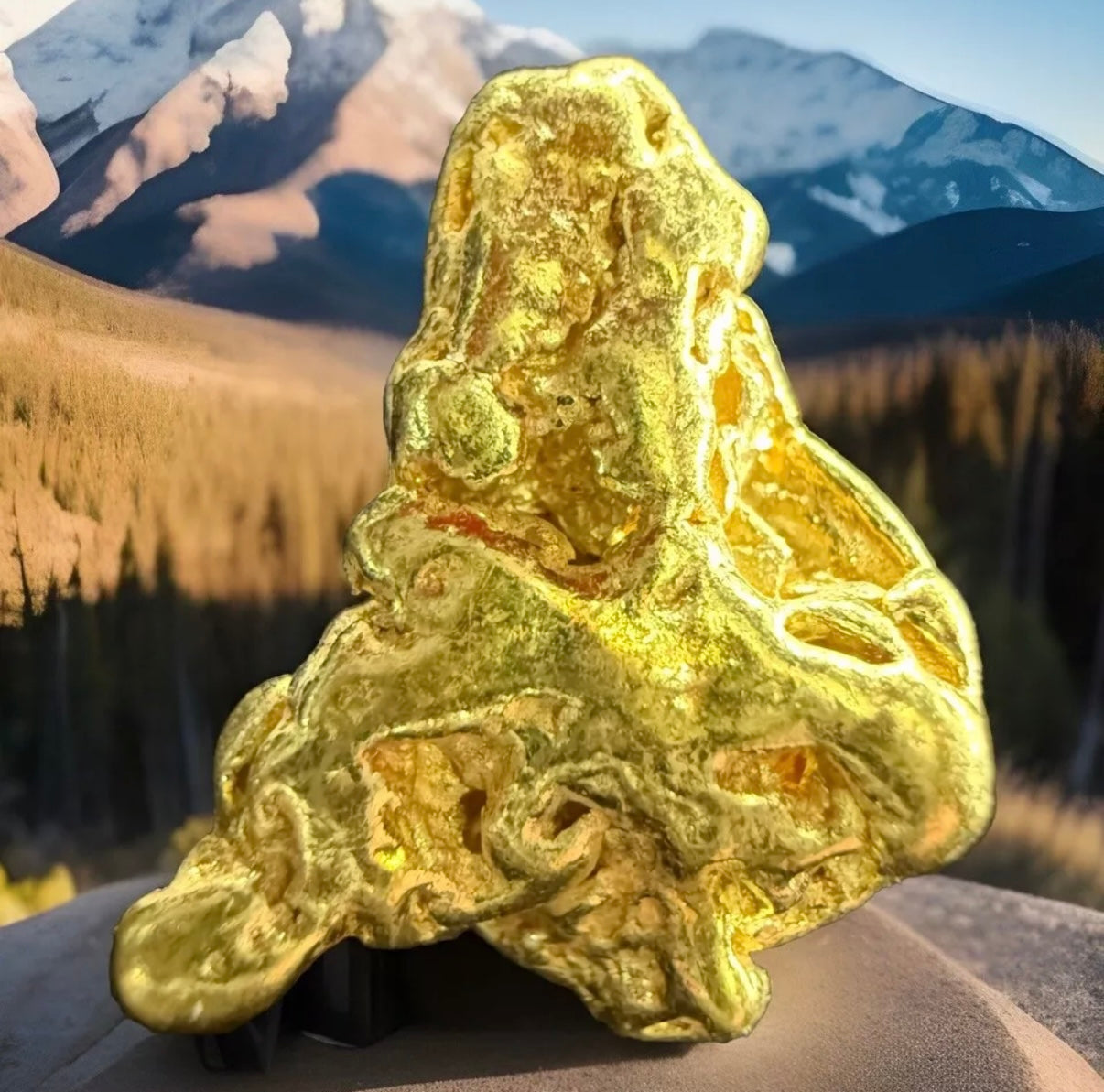 4.463 GRAMS ALASKAN YUKON BC NATURAL PURE GOLD NUGGET GENUINE #AK13