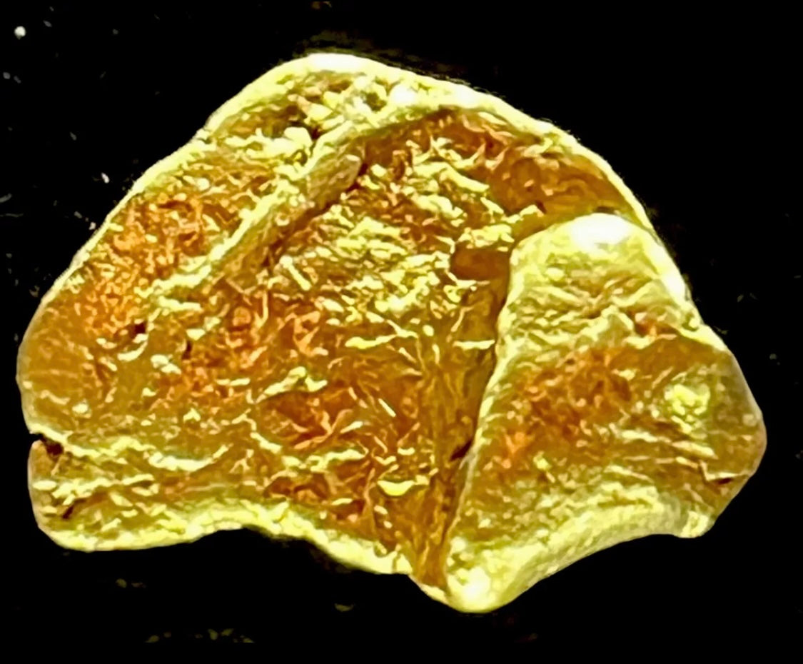 1.971 GRAMS AUSTRALIAN NATURAL GOLD NUGGET GENUINE 94-98% PURE #AUSSIE920