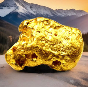 4.518 GRAMS AUSTRALIAN NATURAL PURE GOLD NUGGET GENUINE HIGH PURITY (#AU302)