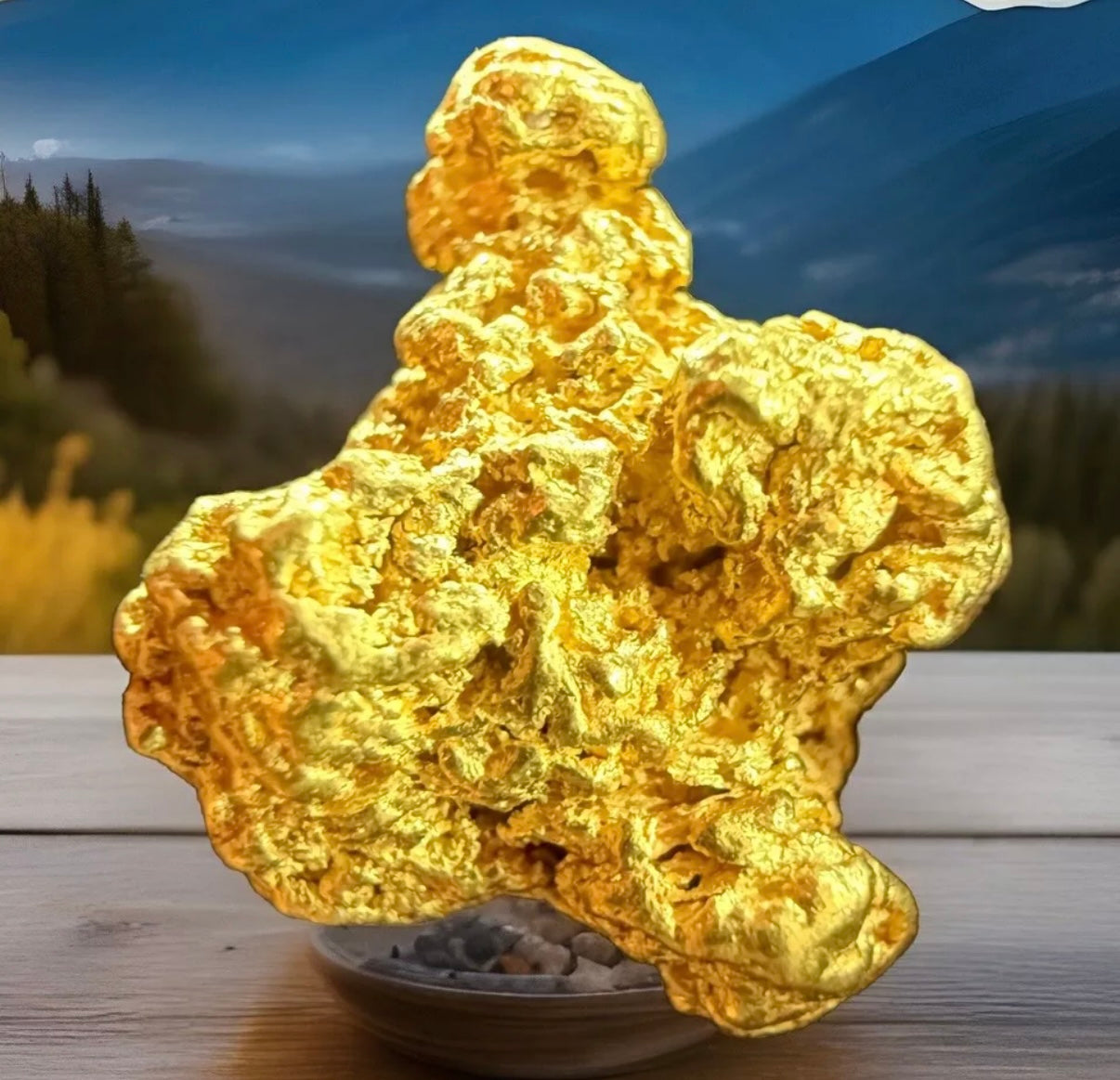 6.978 GRAMS AUSTRALIAN NATURAL PURE GOLD NUGGET GENUINE HIGH PURITY (#AU905)